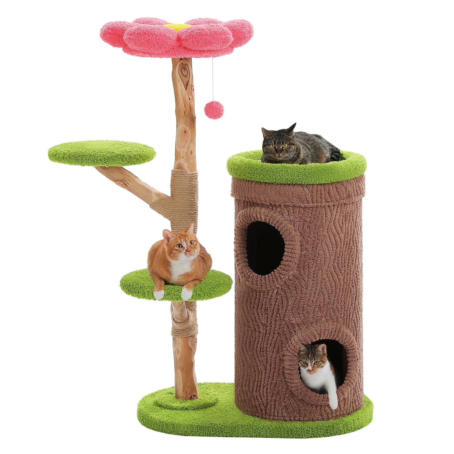 PAWZ Road Multilevel Cat Tree With Condos And Scratching Posts