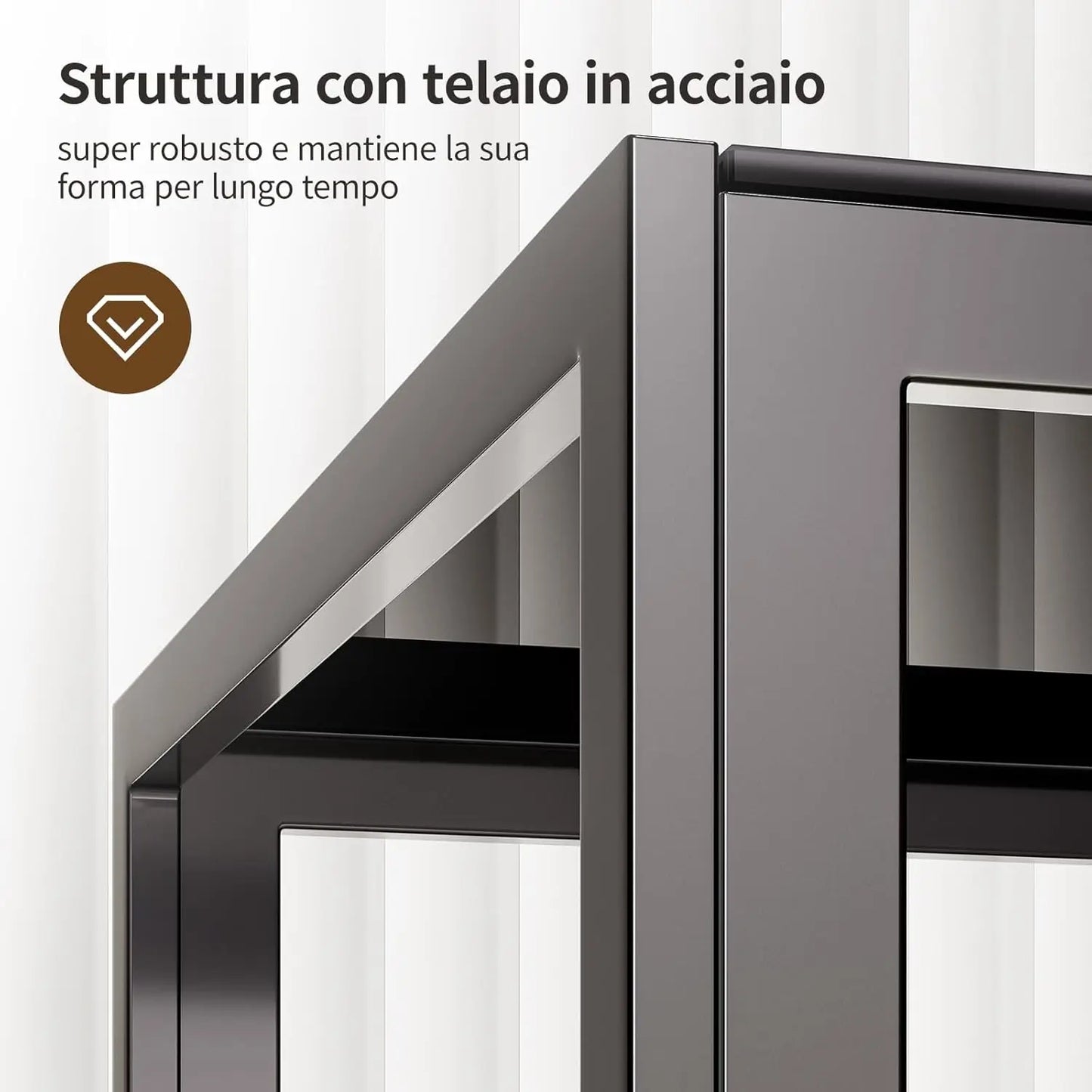 Modern 7 Piece Dining Table Set With Tempered Glass