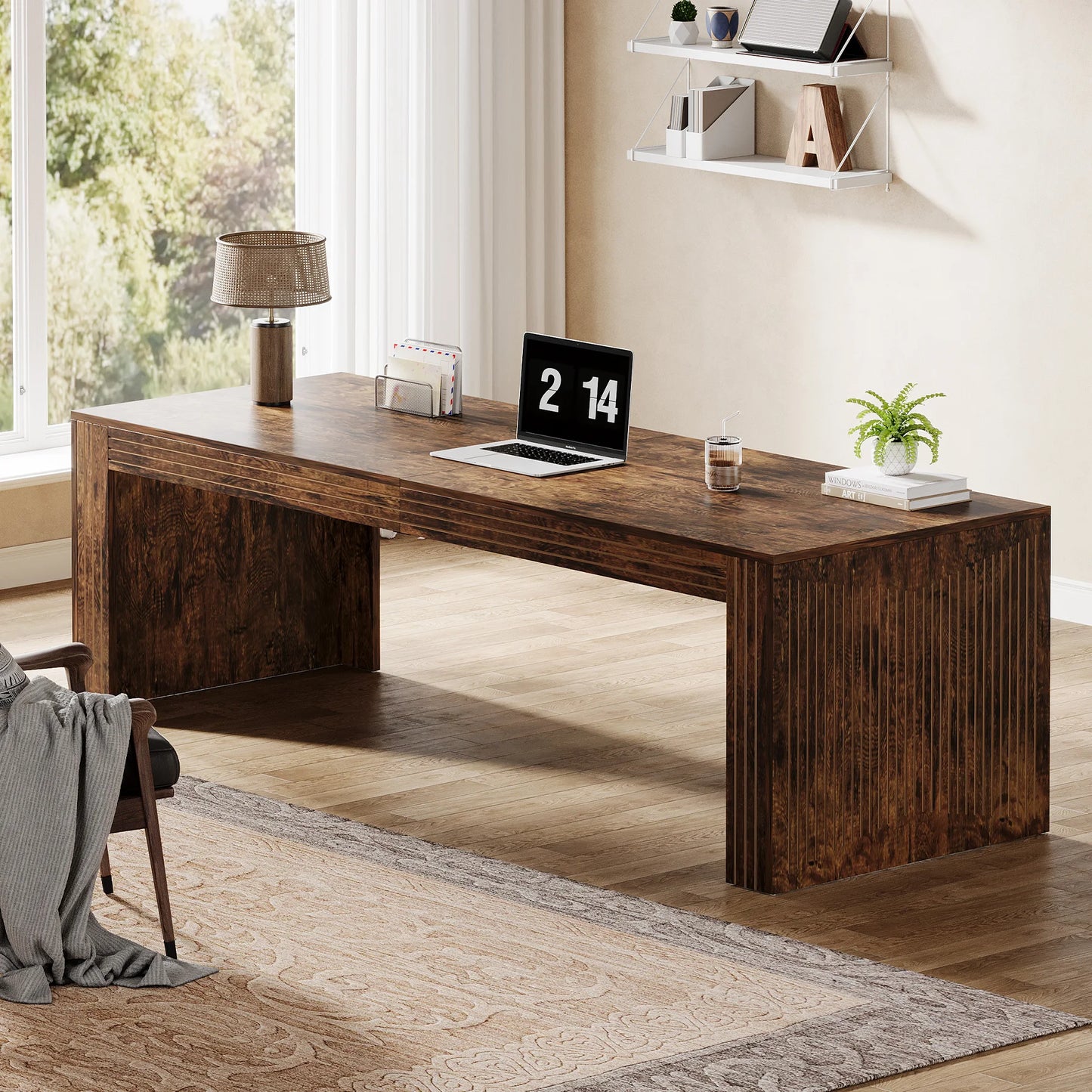 Tribesigns Long Desk For Home Office Writing Table