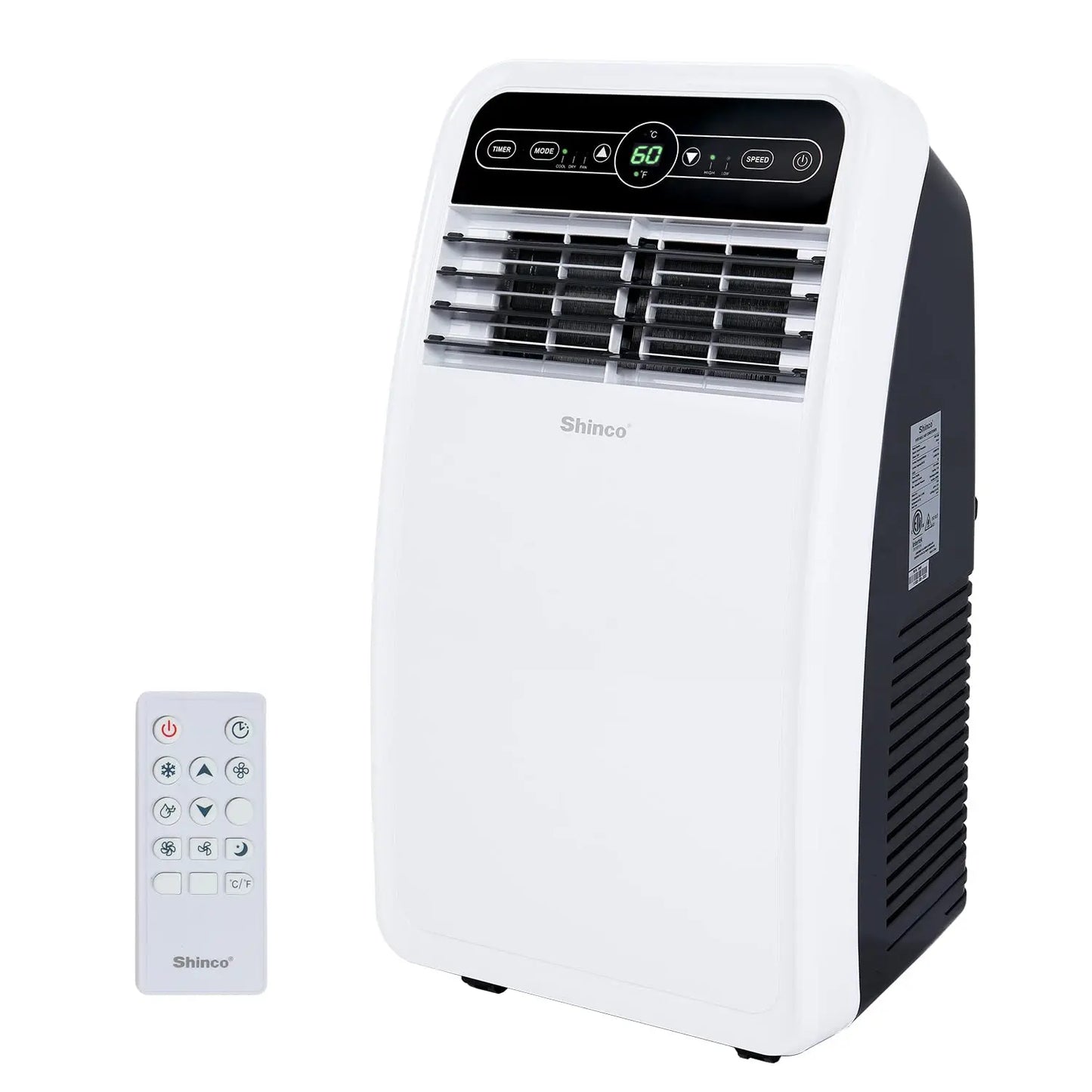 8000 BTU Portable Air Conditioner 3-In-1 Cooling Dehumidifier Fan