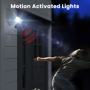 IEGEEK 2K Wired Floodlight Security Camera With Motion Sensor