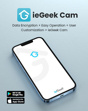 IEGEEK 2K Wired Floodlight Security Camera With Motion Sensor