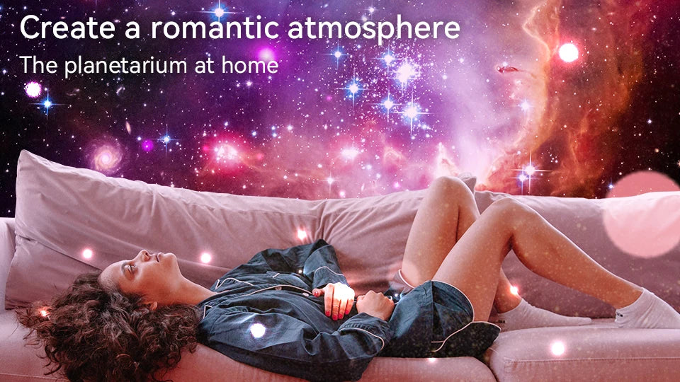 AUSYLE Night Light Galaxy Projector Starry Sky Lamp For Kids