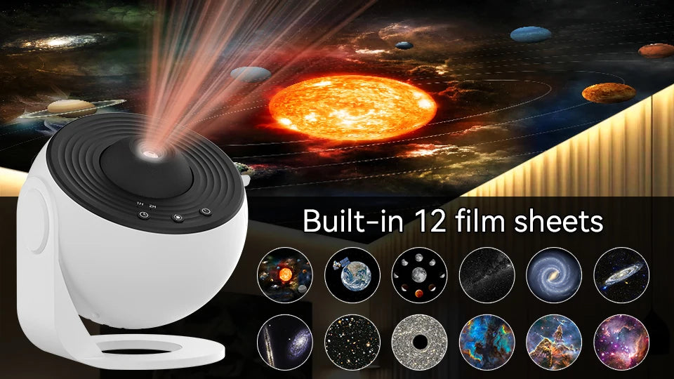 AUSYLE Night Light Galaxy Projector Starry Sky Lamp For Kids