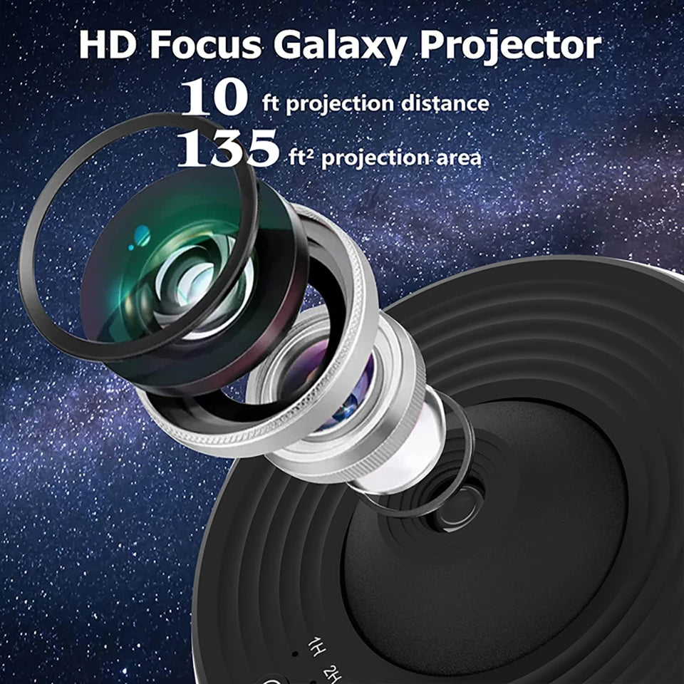AUSYLE Night Light Galaxy Projector Starry Sky Lamp For Kids