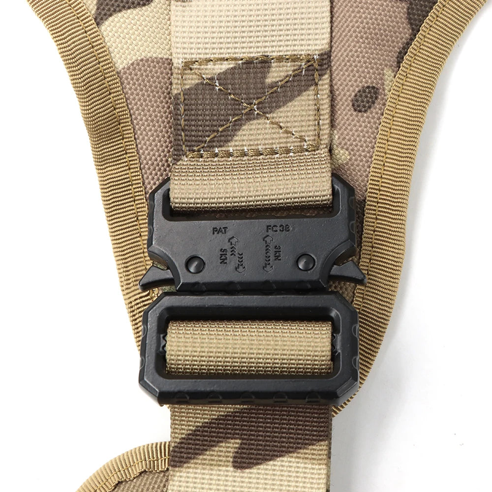 PETRAVEL Tactical Dog Harness Leash Set For Training And Walking