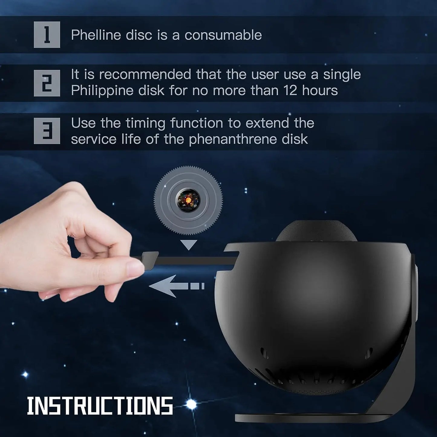 Mexllex 13 In 1 Galaxy Ultral Star Projector Led Night Light With 13 Discs