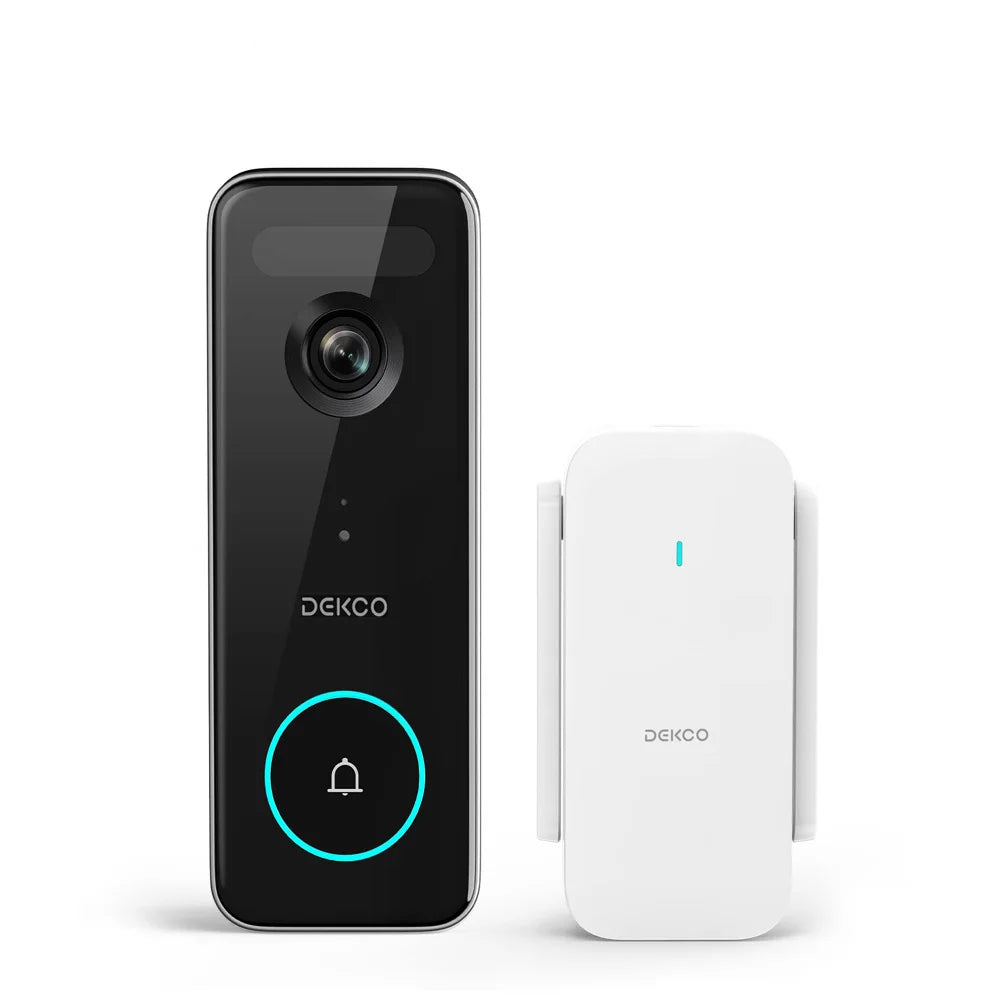 Dekco 5MP Ultra HD WiFi Video Doorbell IP66 PIR