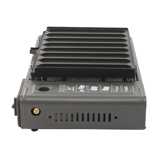 Bymaocar Portable Gas Grill Stove 2.2KW Butane With Sausage Plate