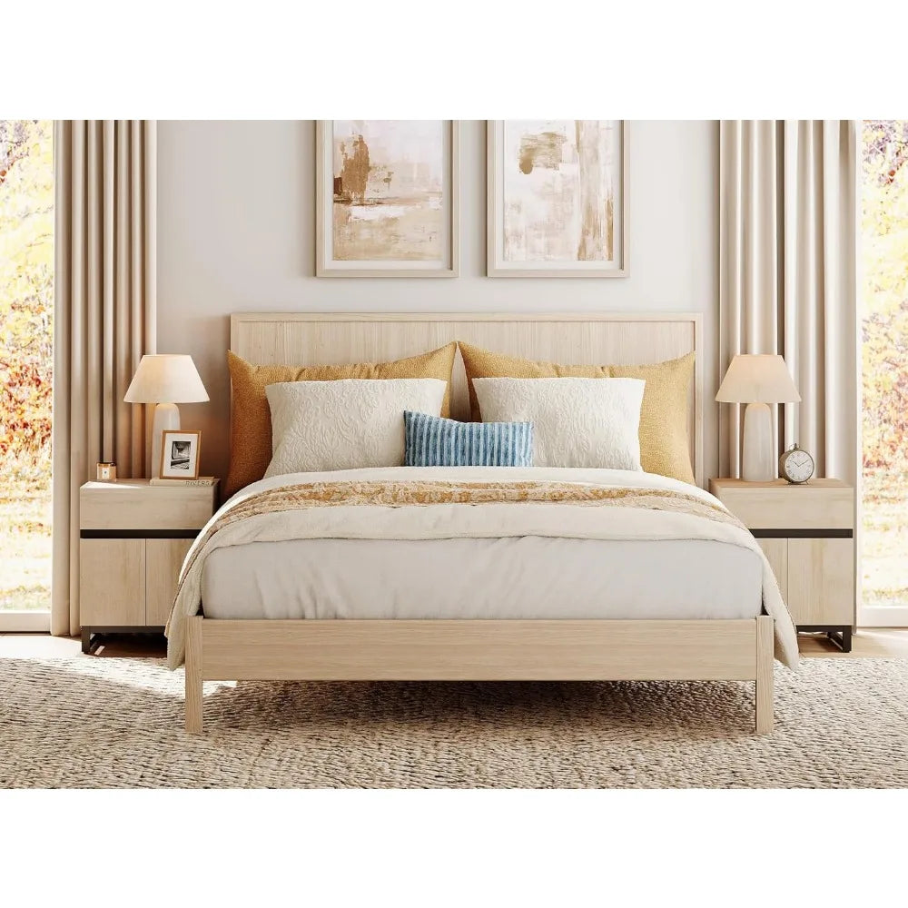 RBXC Dresser And Nightstand Set Modern Bedroom Furniture 3 Piece