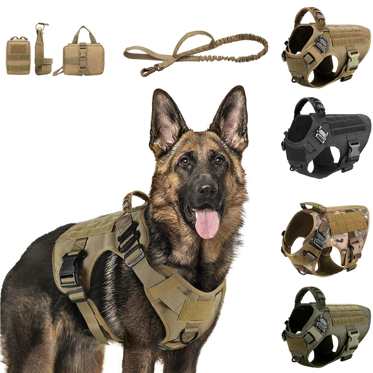 PETRAVEL Dog Harness Leash Set For Training And Walking