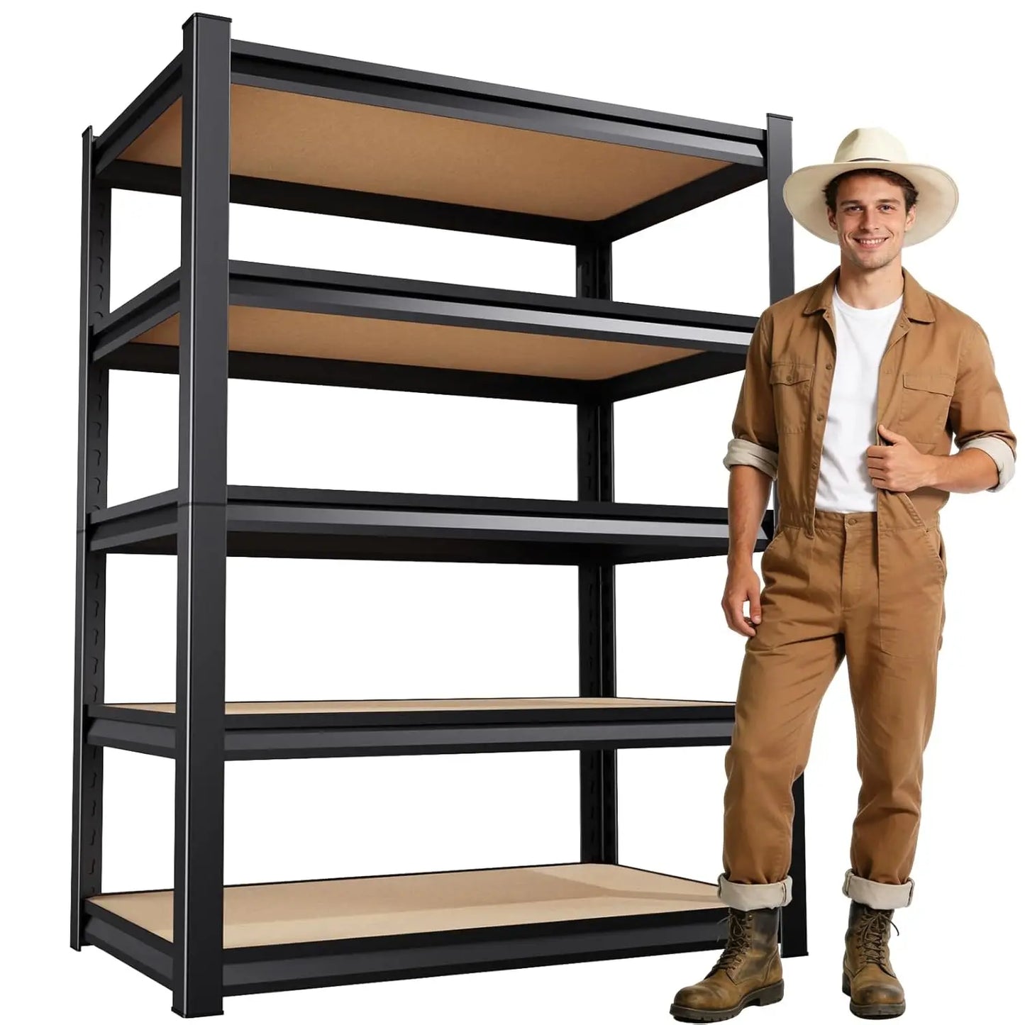 Heavy Duty 2000LBS Garage Shelving Unit Adjustable Metal Storage