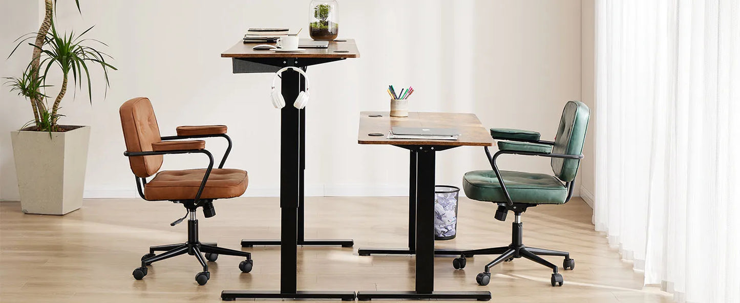 JHK Ergonomic Electric Standing Desk Height Adjustable Computer Workstation