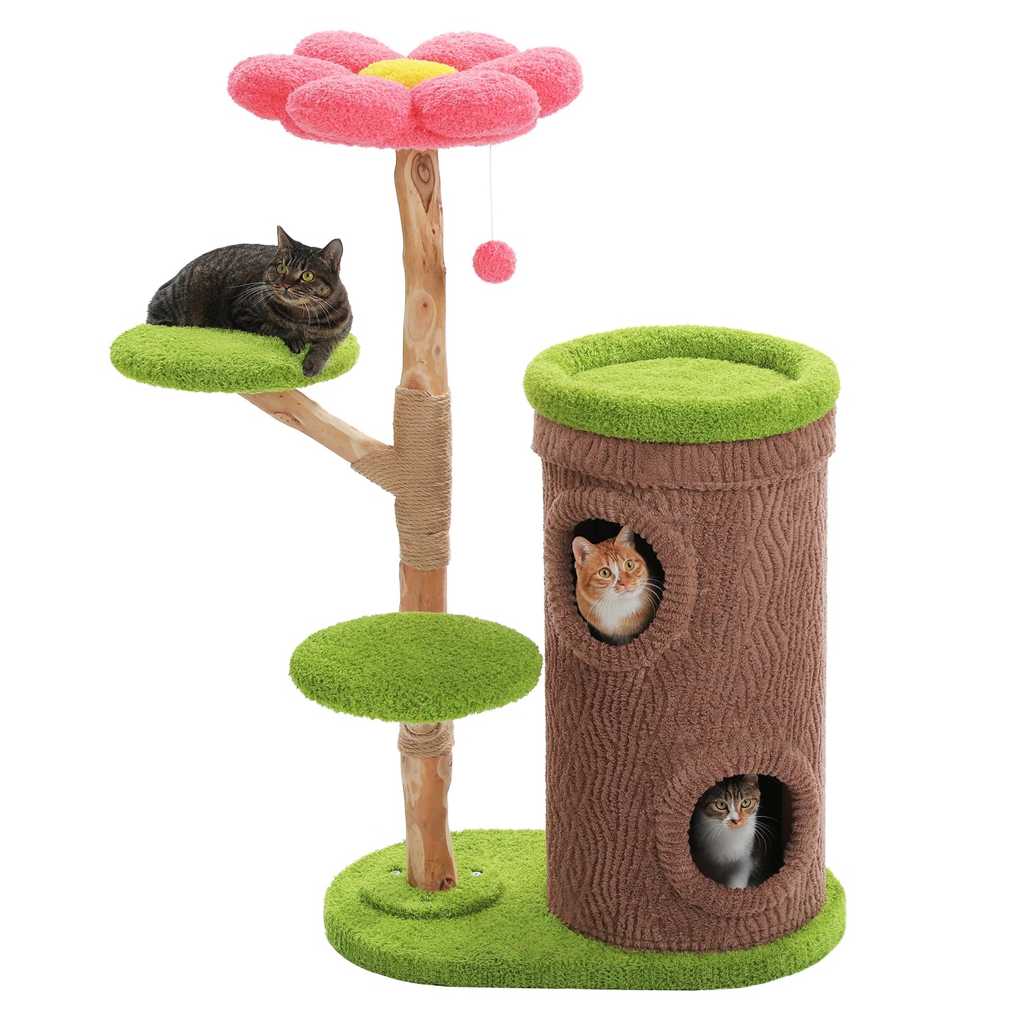 PAWZ Road Multilevel Cat Tree With Condos And Scratching Posts