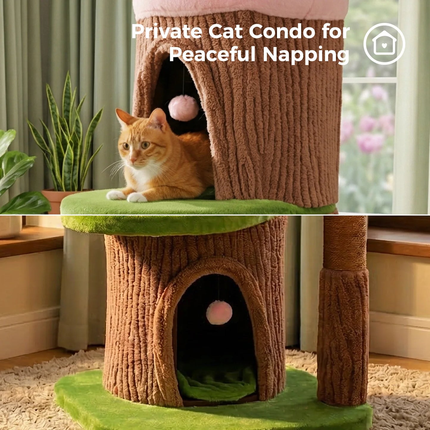 PAWZ Road Multilevel Cat Tree With Condos And Scratching Posts