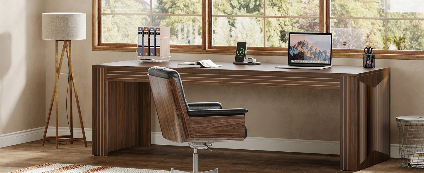 Tribesigns Long Desk For Home Office Writing Table