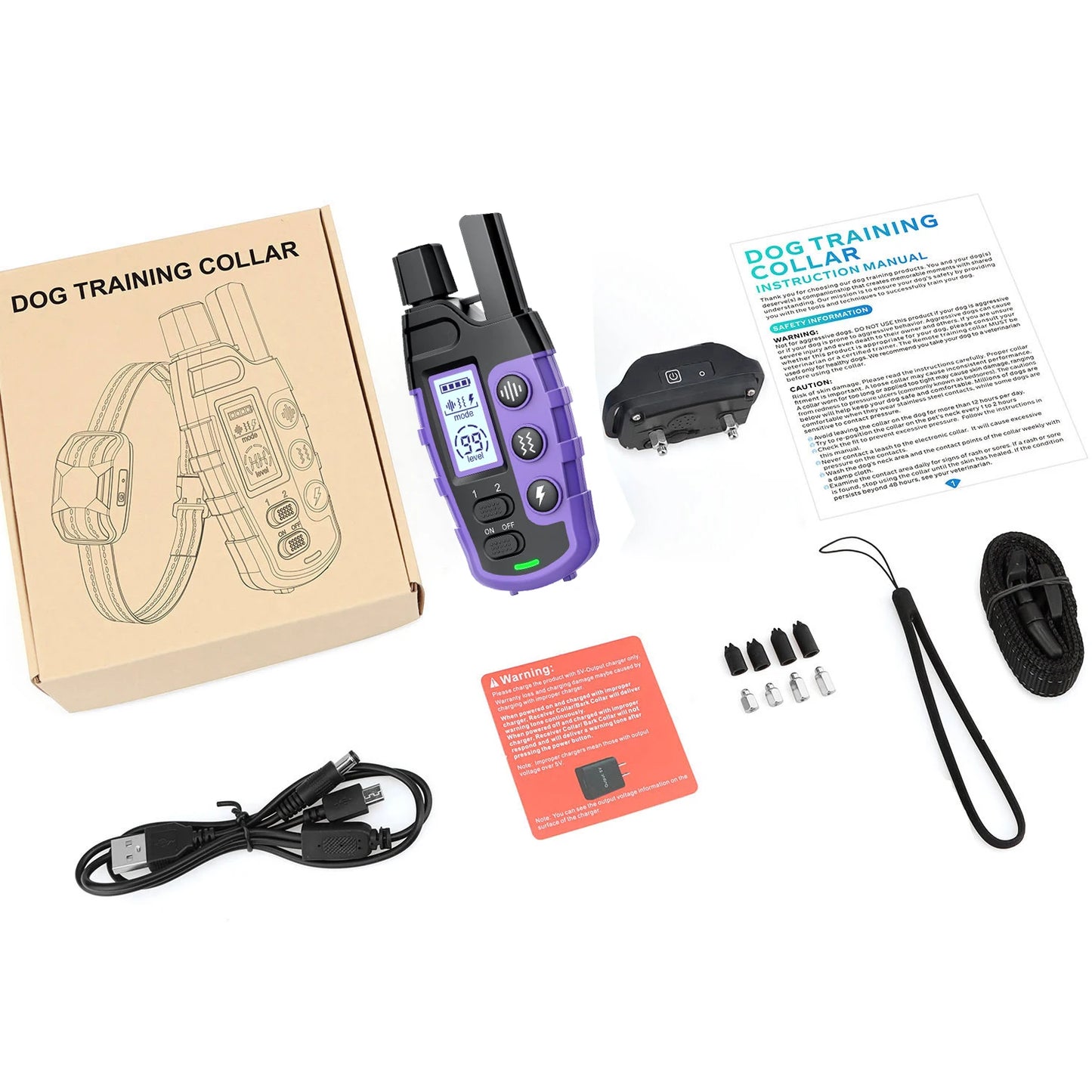 WXRPET 3300Ft Electric Dog Training Collar Remote Control Waterproof
