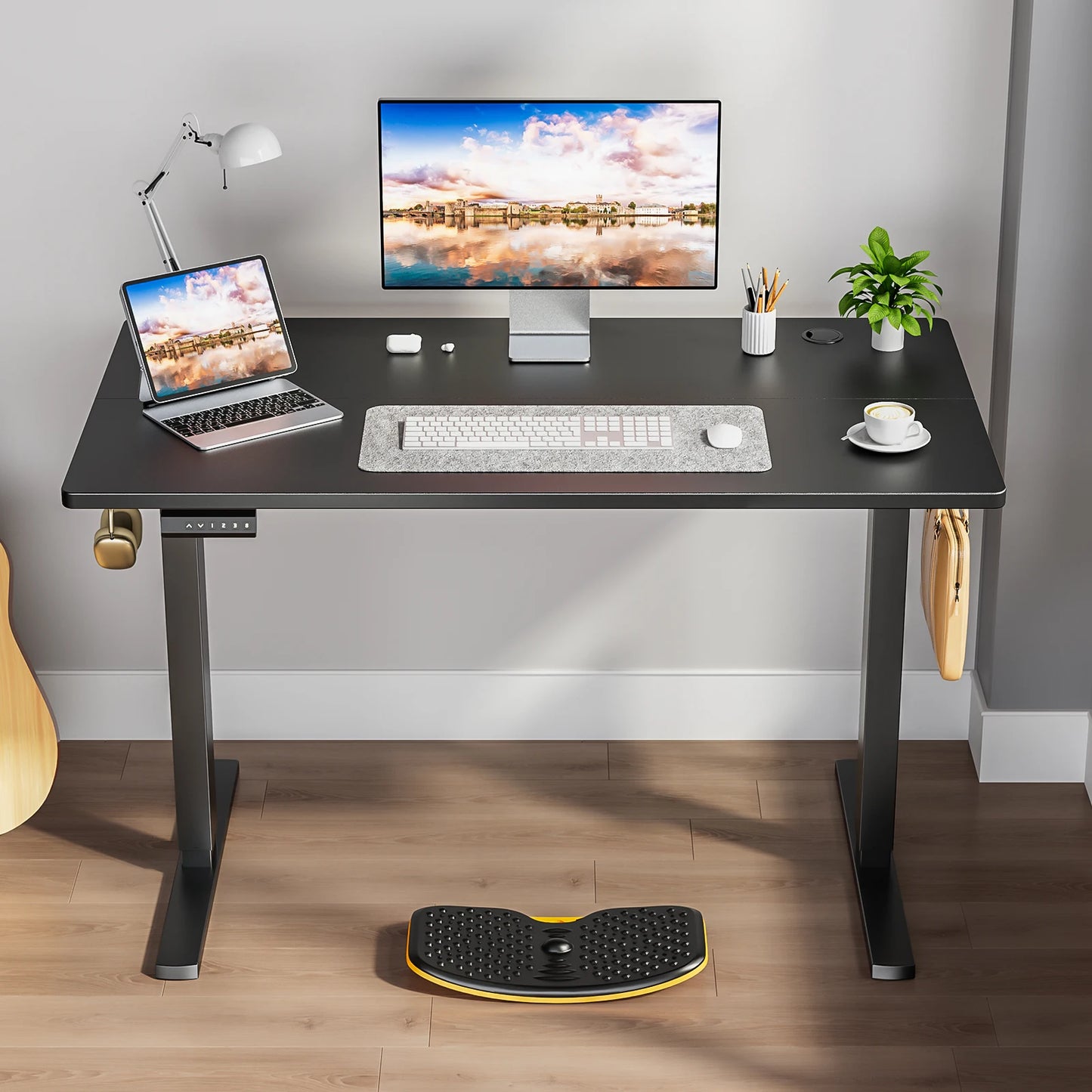 JHK Ergonomic Electric Standing Desk Height Adjustable Computer Workstation