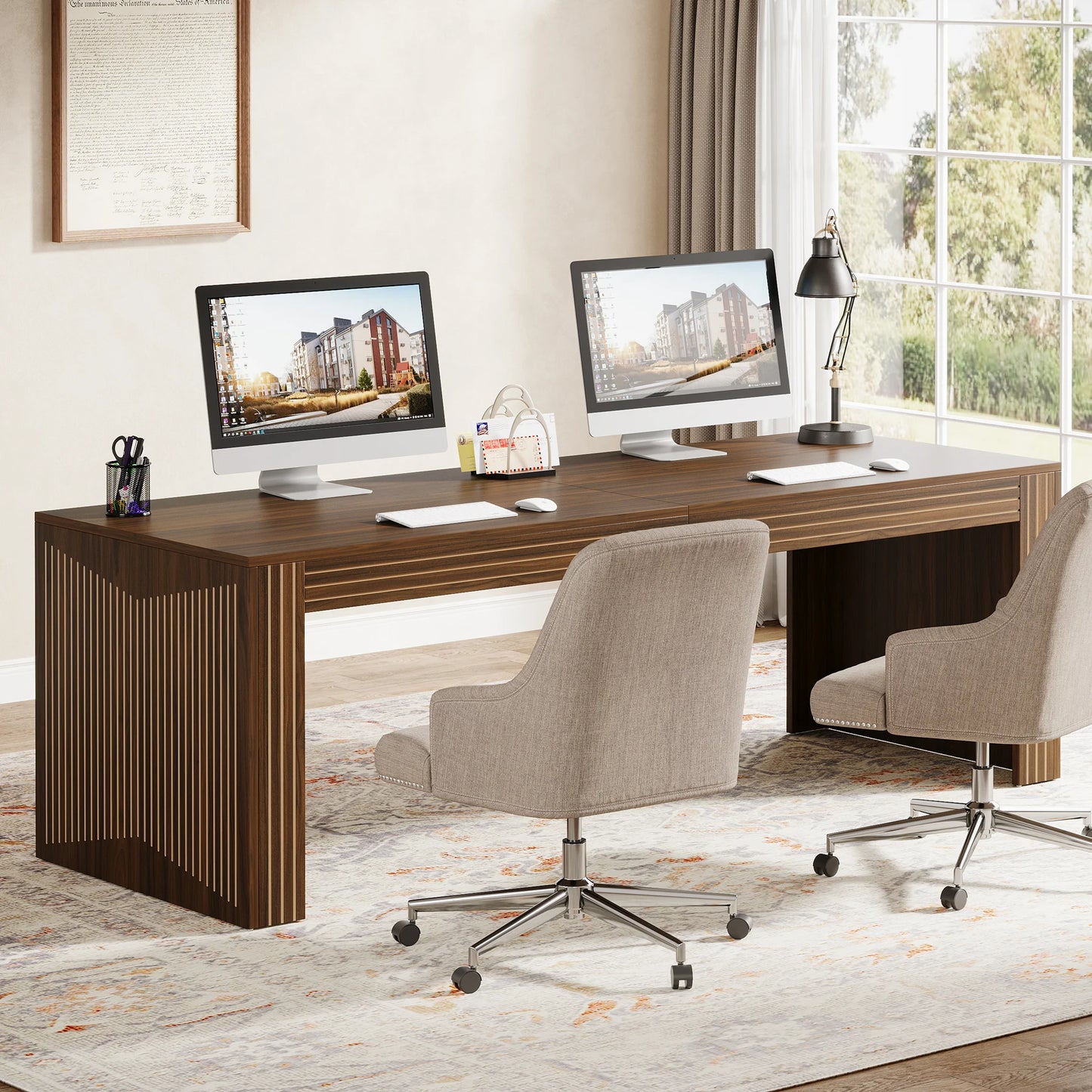 Tribesigns Long Desk For Home Office Writing Table