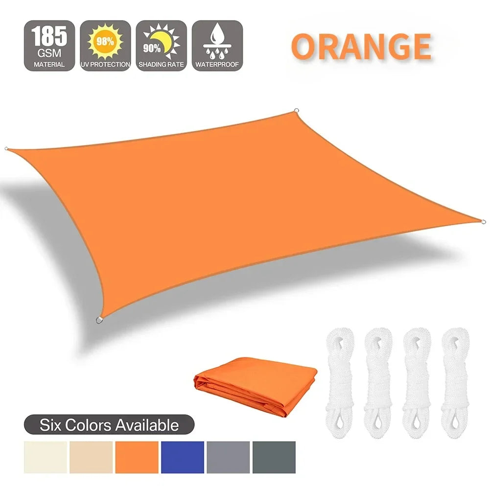 Waterproof Shade Sail For Outdoor Patio And Garden UV Protection