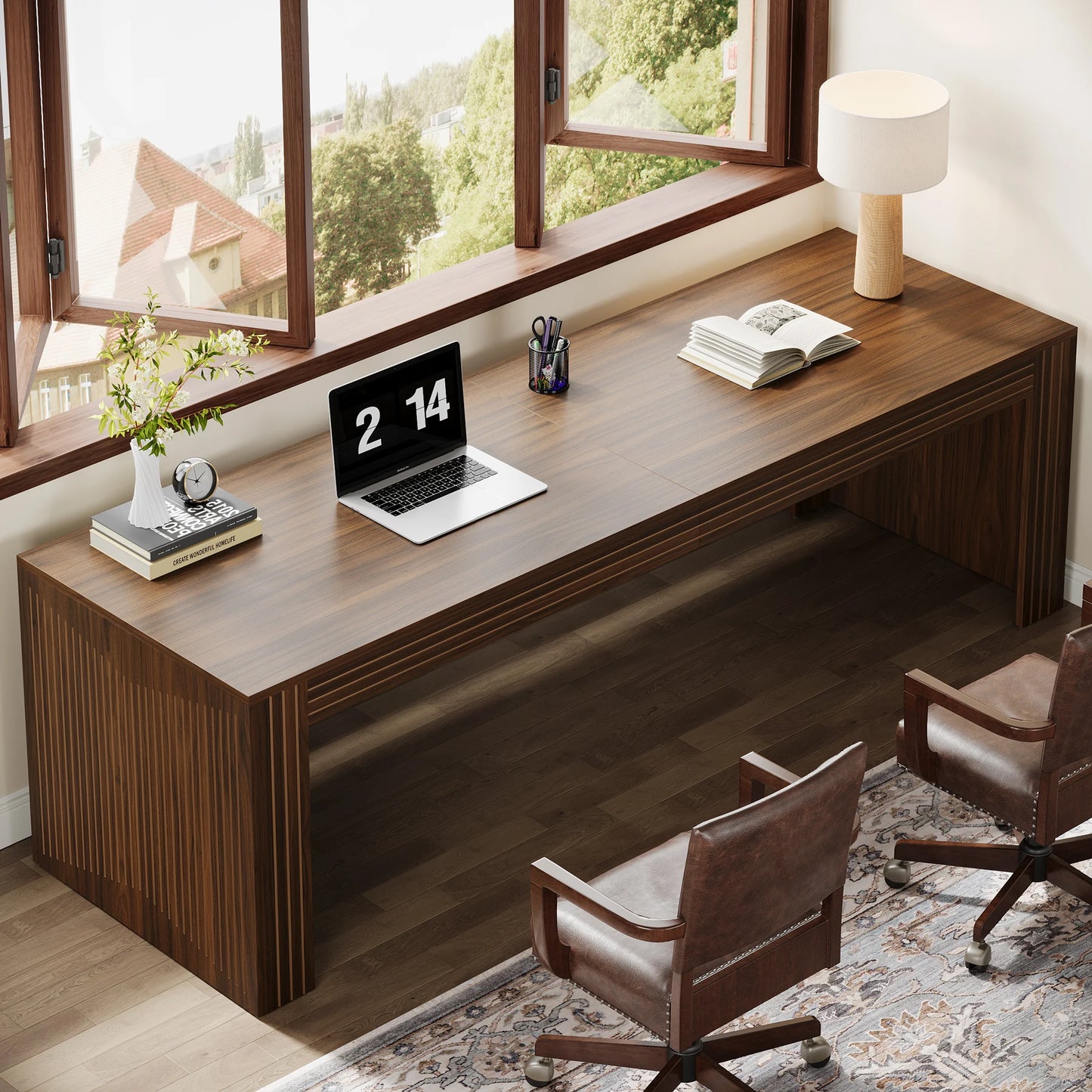 Tribesigns Long Desk For Home Office Writing Table
