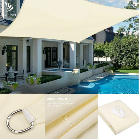 Waterproof Shade Sail For Outdoor Patio And Garden UV Protection