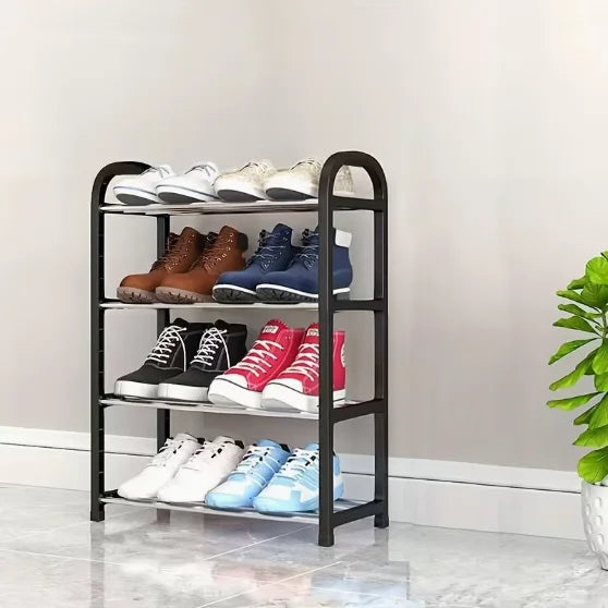 Multi Layer Stackable Shoe Rack for Free Standing Storage