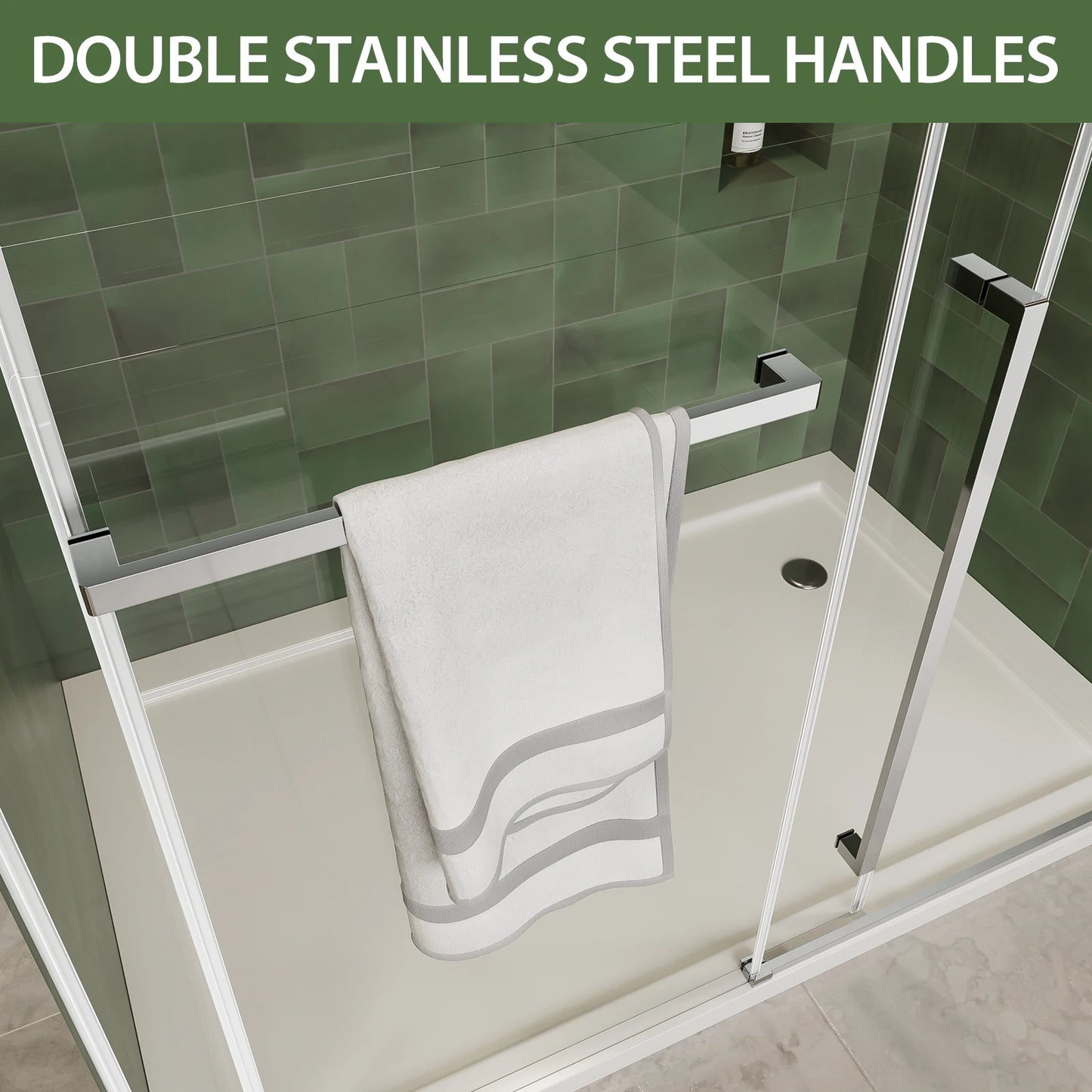 Sh.Kl Frameless Sliding Shower Door With 8mm Tempered Glass