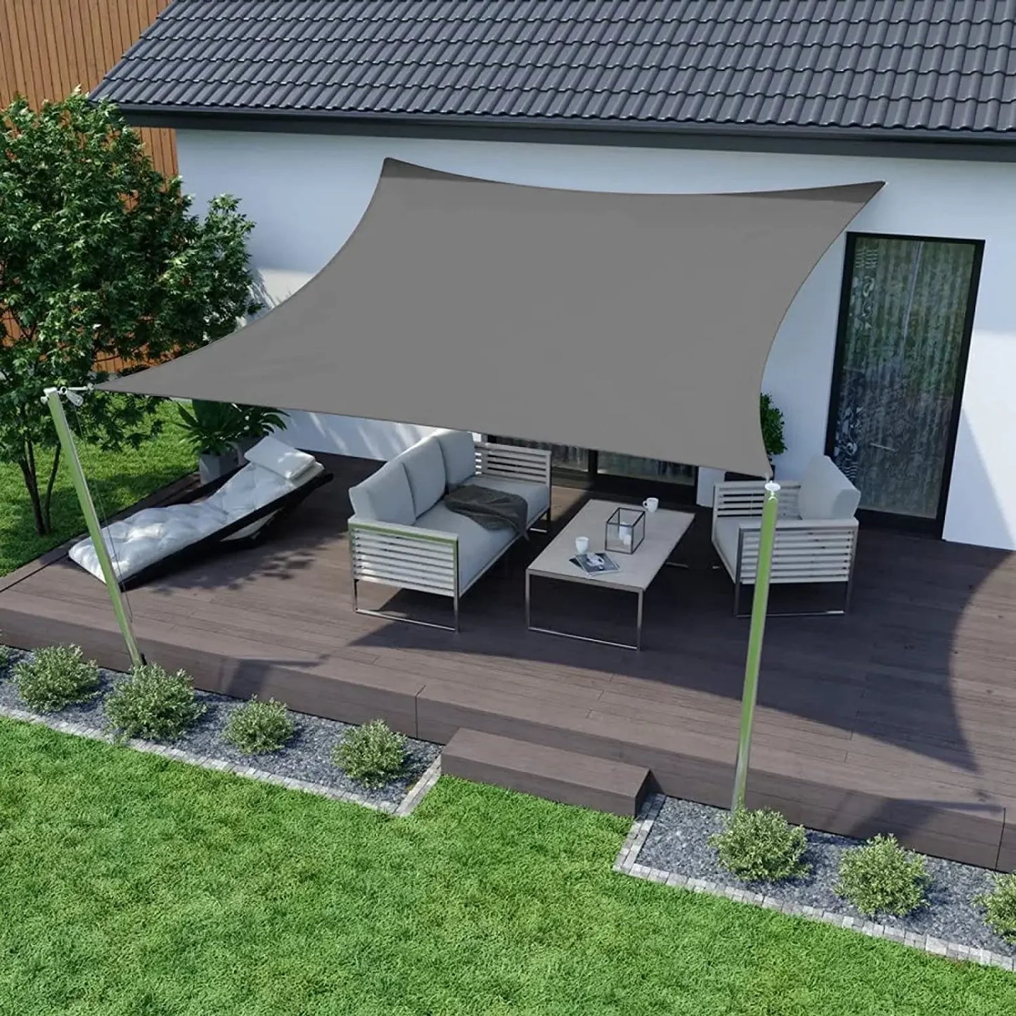 Waterproof Shade Sail For Outdoor Patio And Garden UV Protection