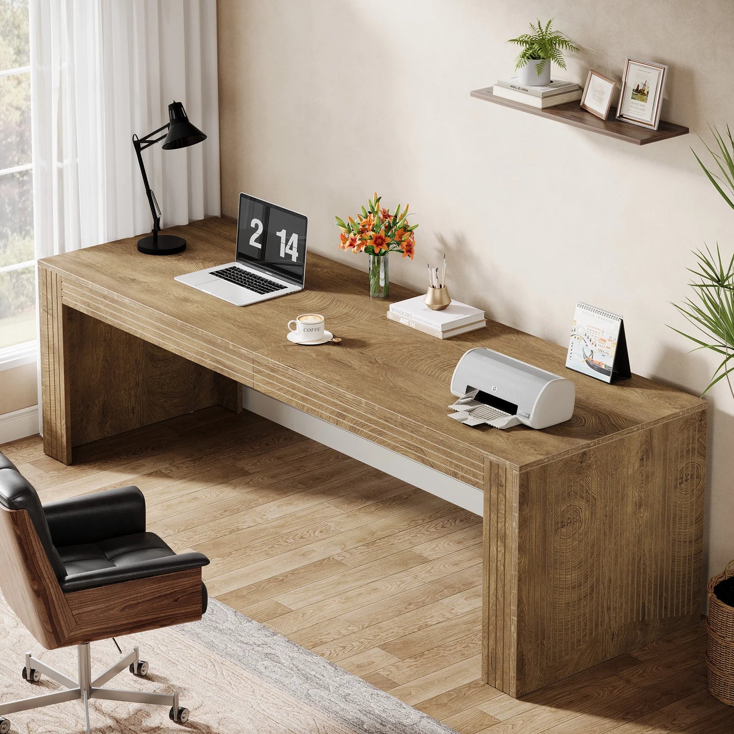 Tribesigns Long Desk For Home Office Writing Table