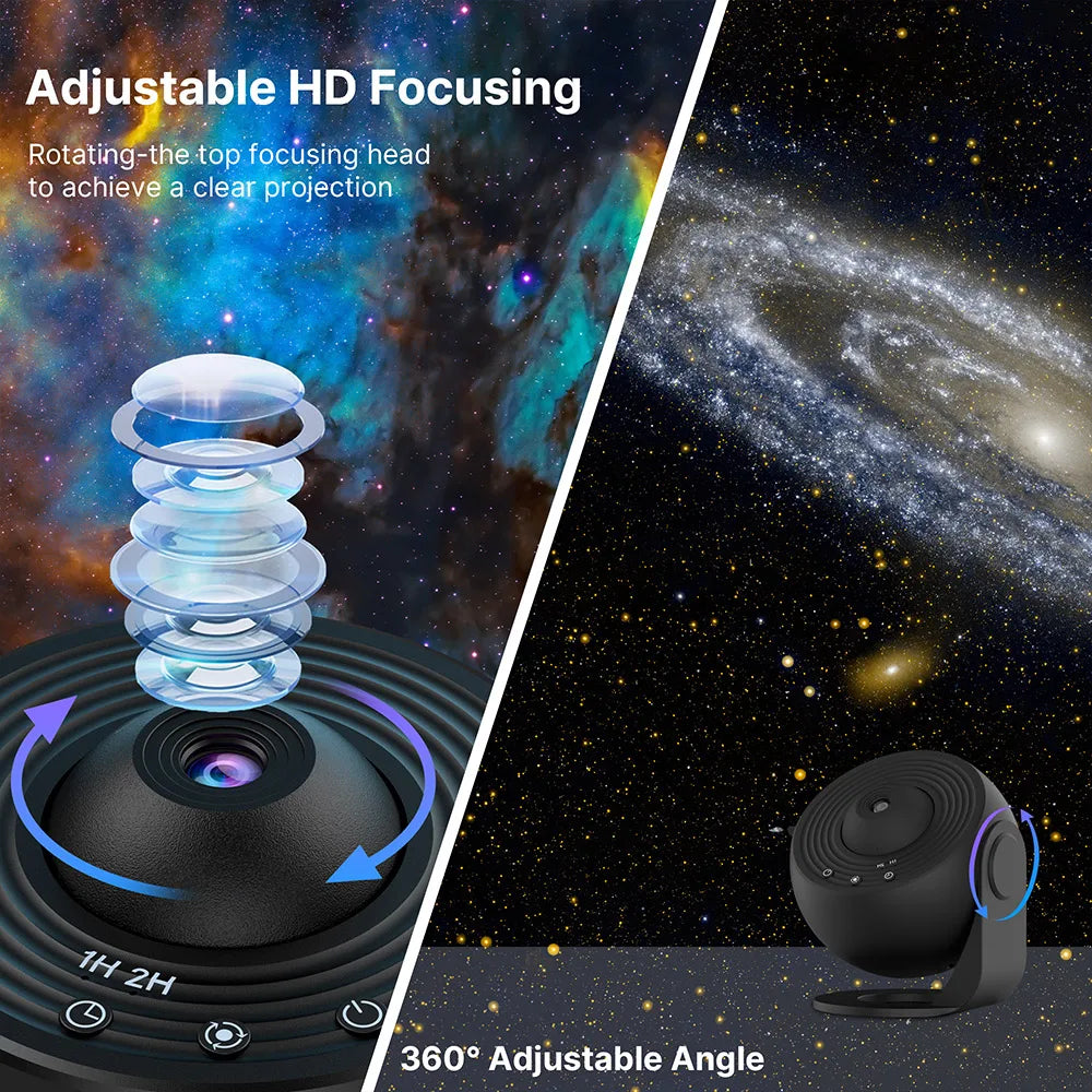 Mexllex 13 In 1 Galaxy Ultral Star Projector Led Night Light With 13 Discs