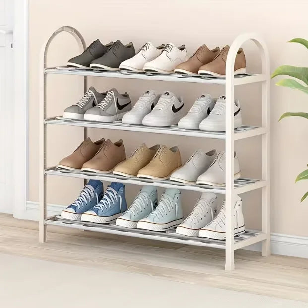 Multi Layer Stackable Shoe Rack for Free Standing Storage