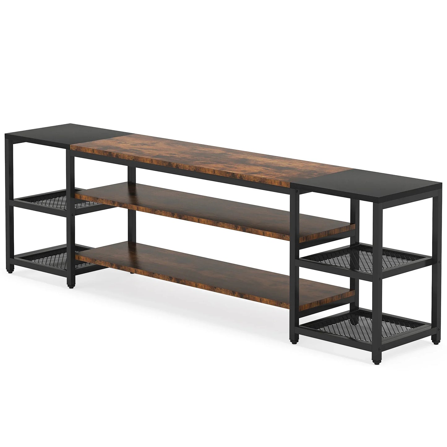 Tribesigns TV Stand Three Tier Entertainment Center Console
