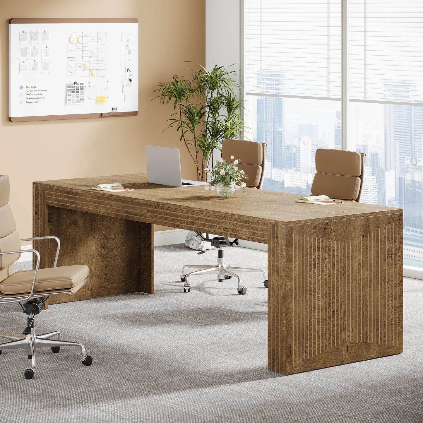 Tribesigns Long Desk For Home Office Writing Table