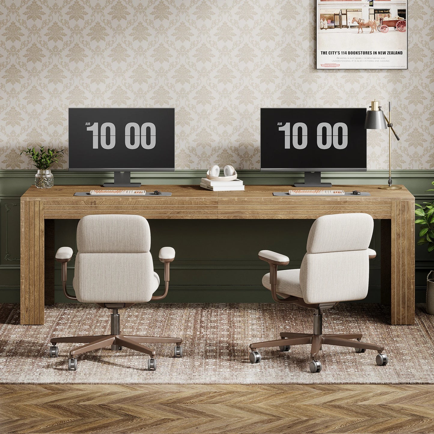 Tribesigns Long Desk For Home Office Writing Table