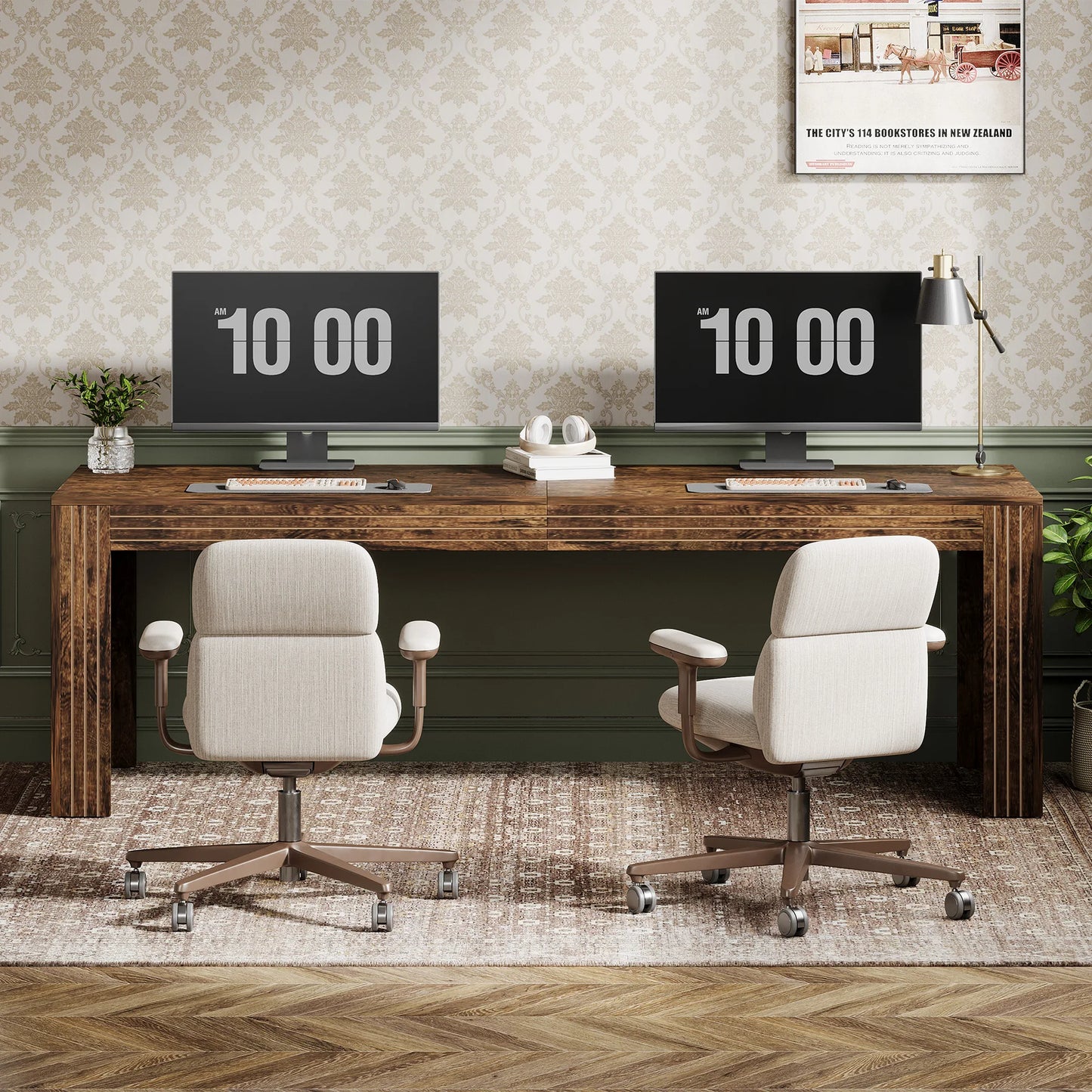 Tribesigns Long Desk For Home Office Writing Table