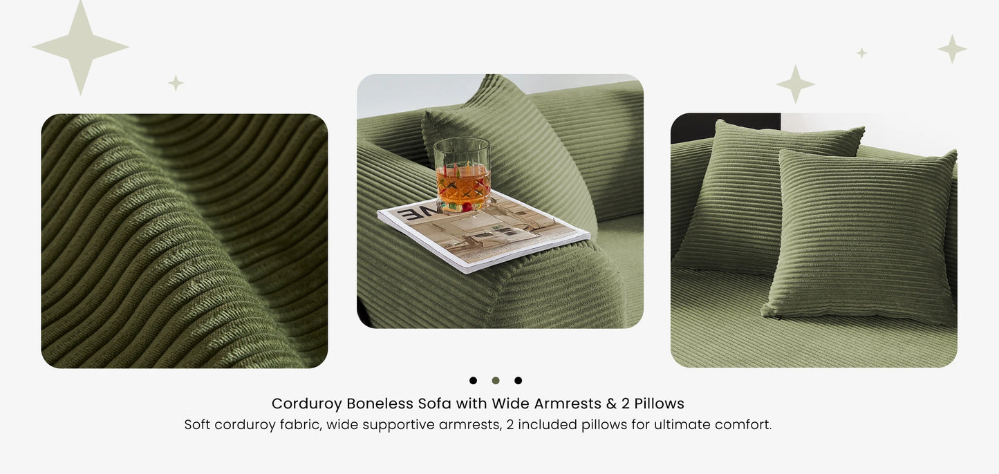 Foldable Convertible Futon Sofa Bed With L Shaped Arms