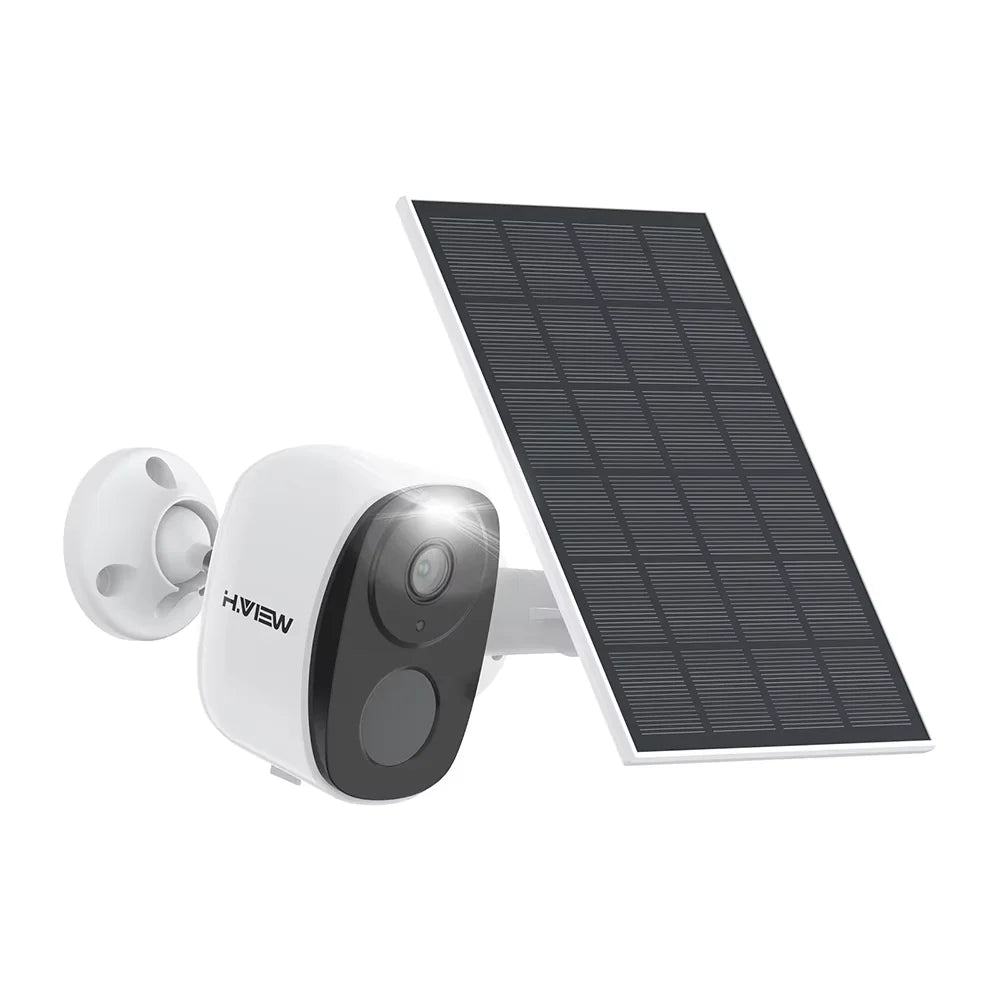 H.VIEW Battery Powered Outdoor WiFi 2K Security Camera With Spotlight