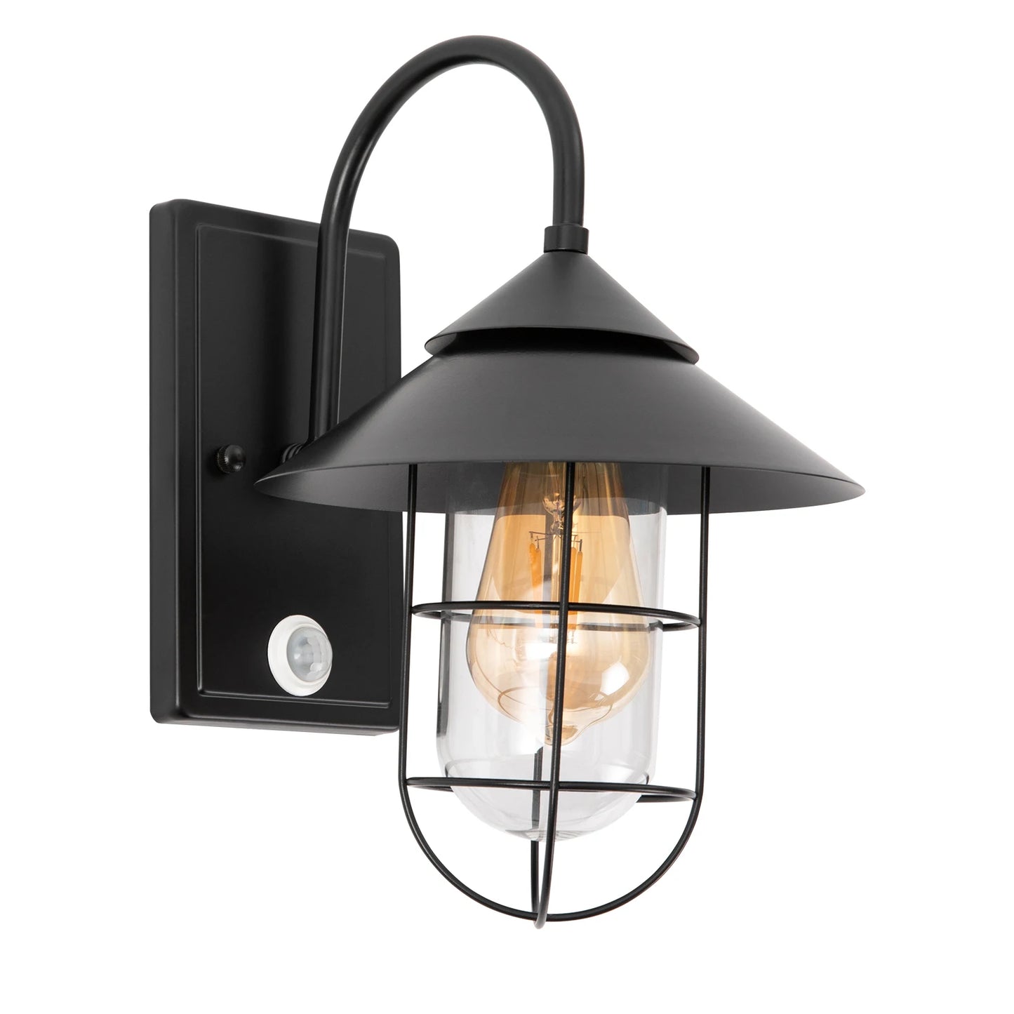 Bymaocar Retro Wall Lamp Motion Sensor Sconce E26 Mount
