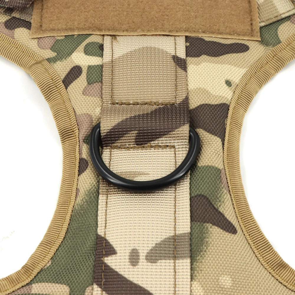 PETRAVEL Tactical Dog Harness Leash Set For Training And Walking