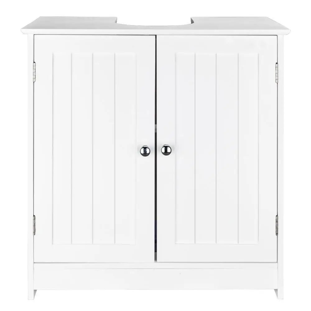 Bathroom Vanity Sink Cabinet With Two Shelves Under Sink Storage