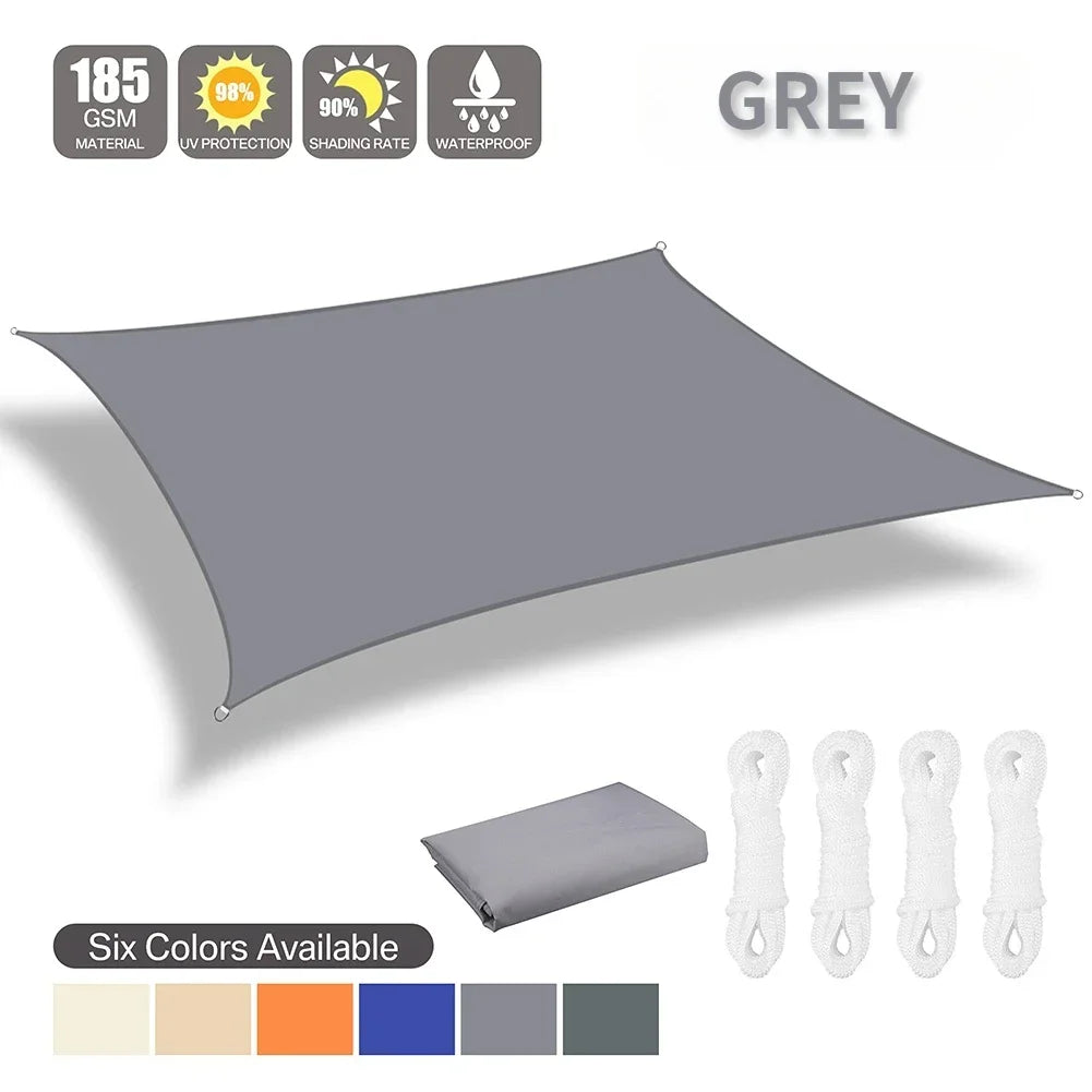Waterproof Shade Sail For Outdoor Patio And Garden UV Protection