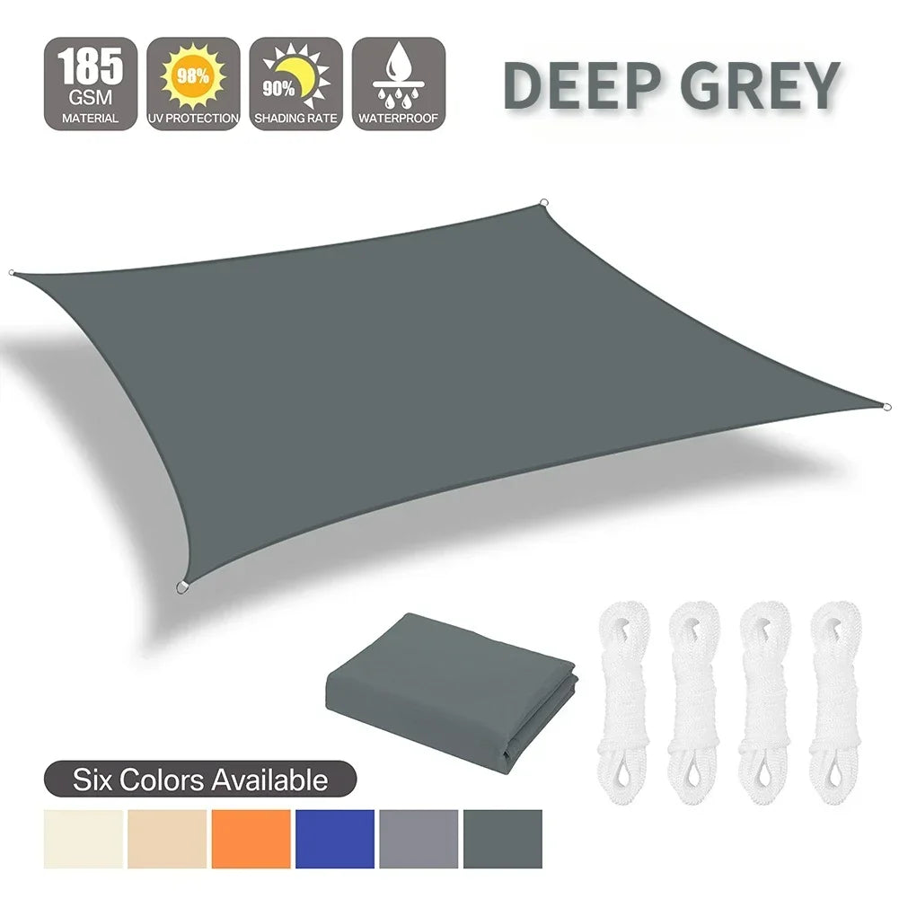 Waterproof Shade Sail For Outdoor Patio And Garden UV Protection