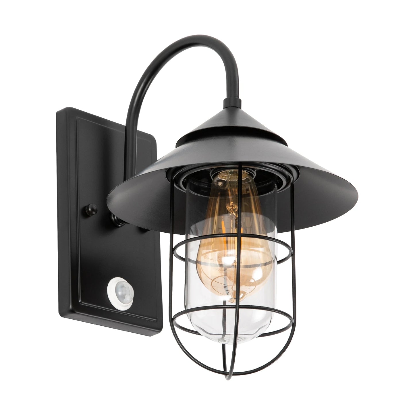 Bymaocar Retro Wall Lamp Motion Sensor Sconce E26 Mount
