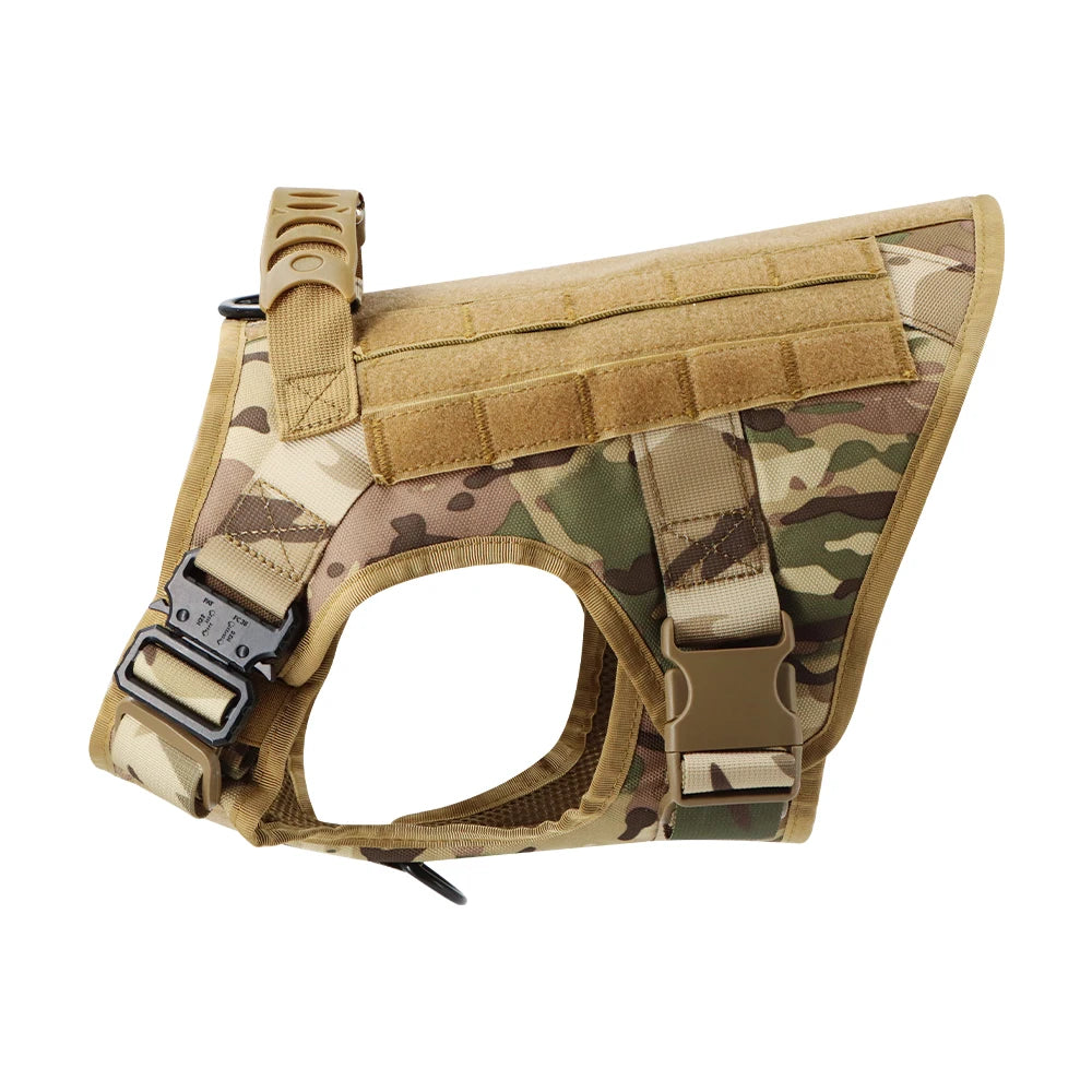 PETRAVEL Tactical Dog Harness Leash Set For Training And Walking