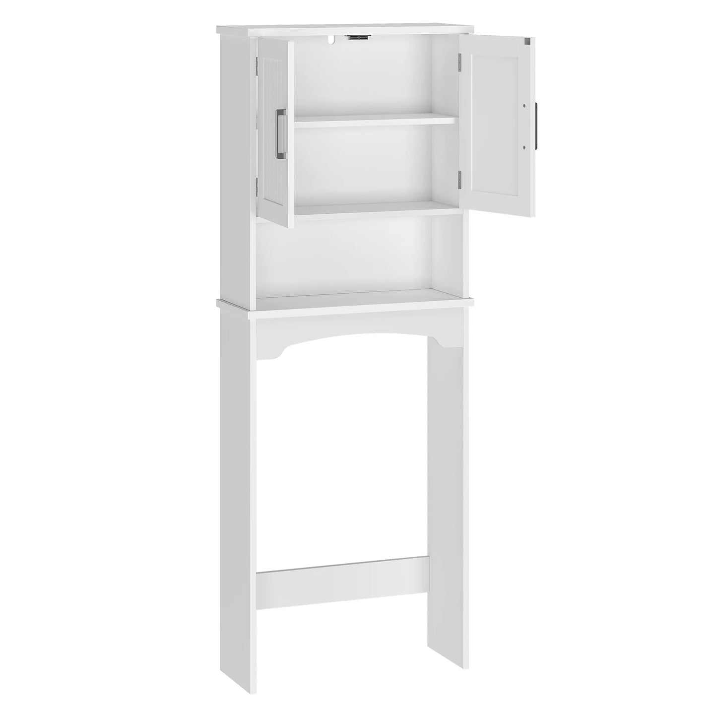 HiMISS Over The Toilet Storage Cabinet With Anti-Tip Open Shelf