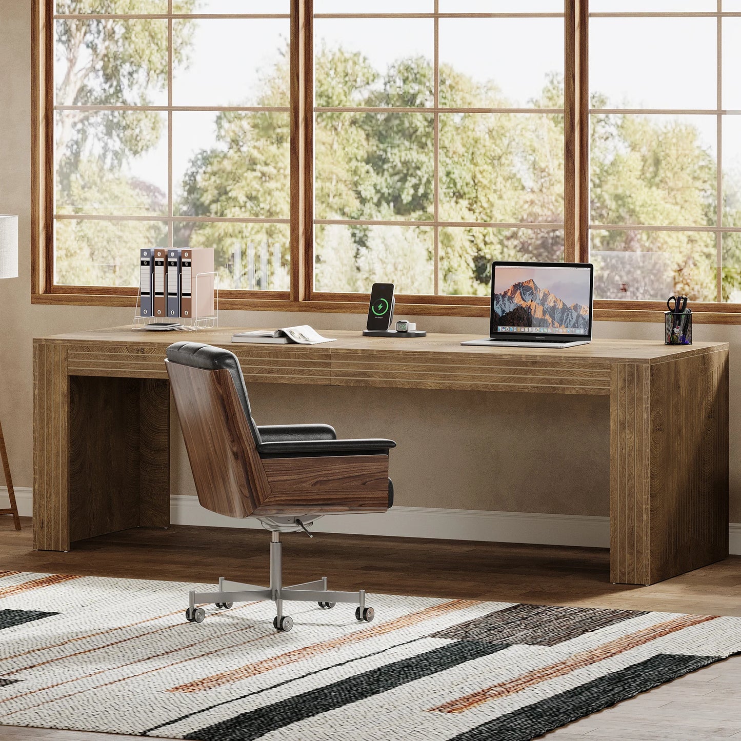 Tribesigns Long Desk For Home Office Writing Table