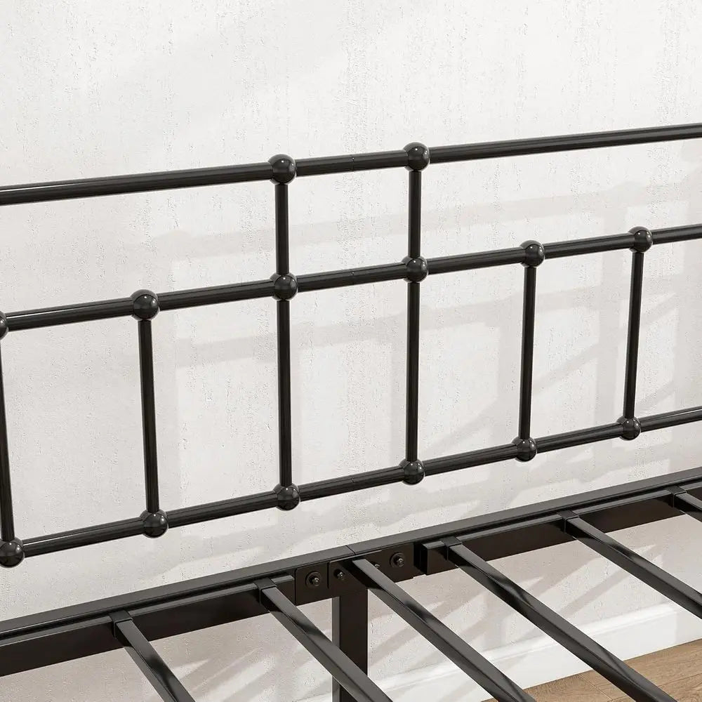 Boeng Metal Daybed Sofa Bed With Steel Slats Noise Free