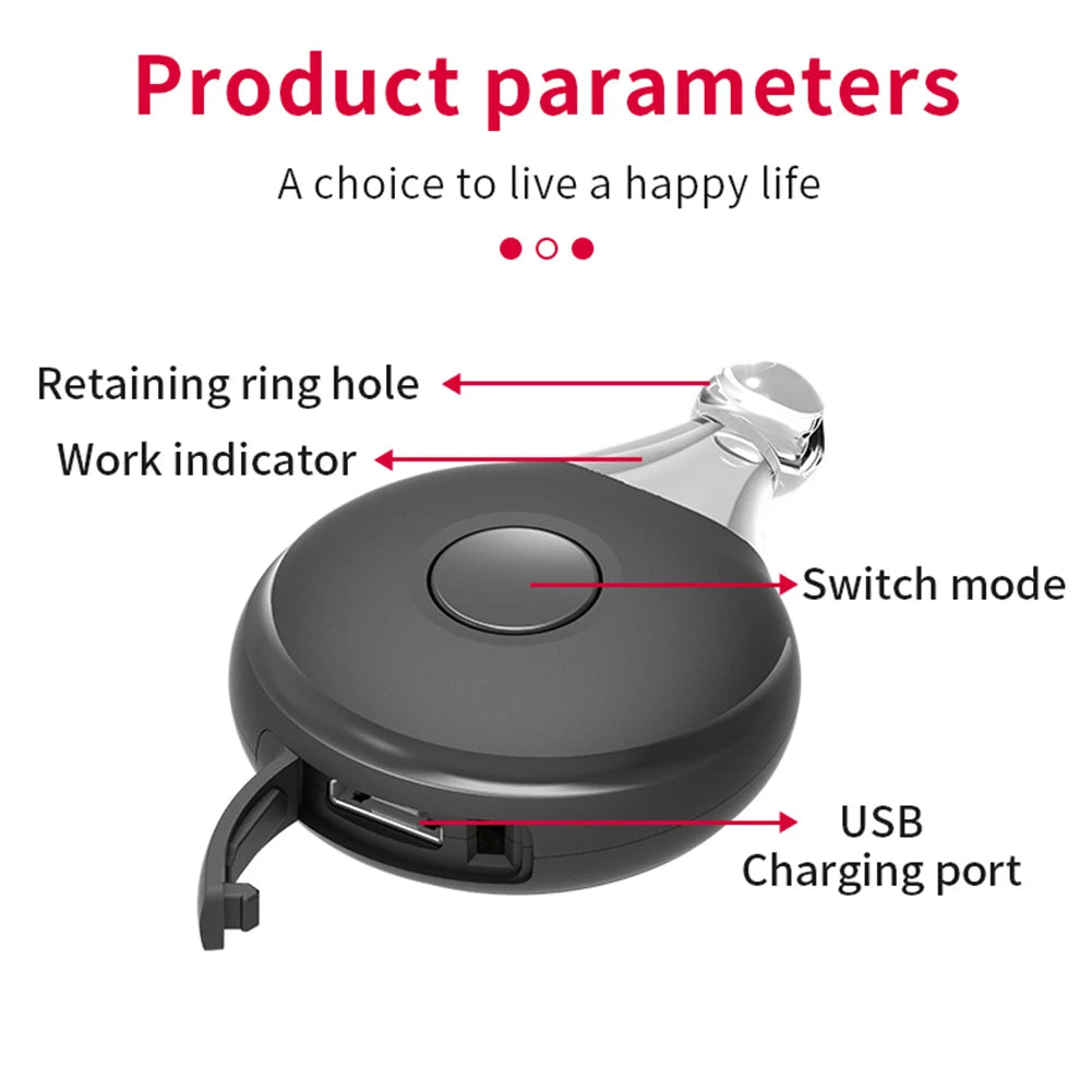 Ultrasonic Pest Repeller USB Rechargeable For Cockroaches Spiders Ticks Fleas