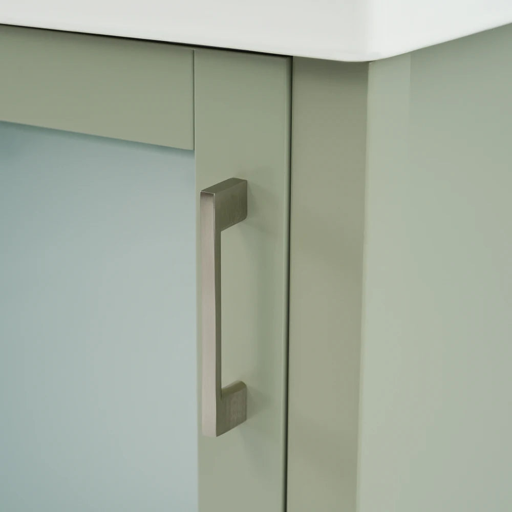 LWO Bathroom Vanity With Ceramic Sink And Ample Storage